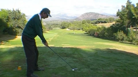 Golf play Stock Footage 8761474