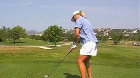 Golf play Stock Footage 8761551