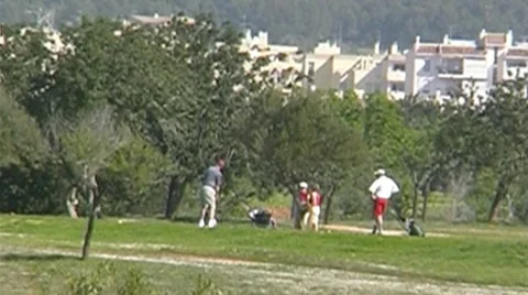 Golf play Video stock 8761914