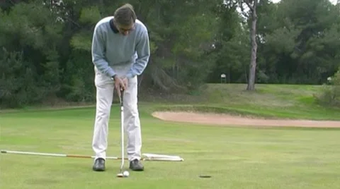 Golf play Stock Footage 8776765