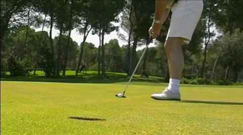 Golf play Stock Footage 8776815