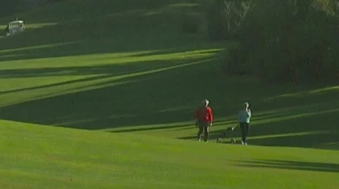 Golf play Stock Footage 8776863