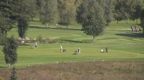 Golf play Video stock 8778637