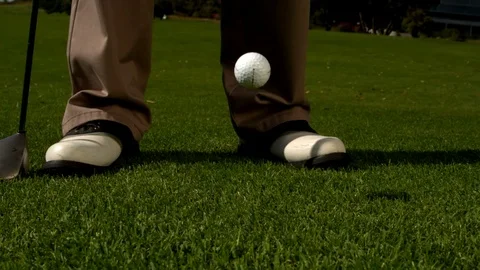 A golf player  Stock Footage 79808642