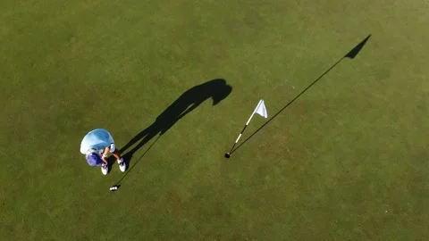 Golf player Stockbeeldmateriaal 143020029