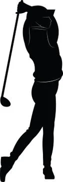 Golf player Stock Illustration