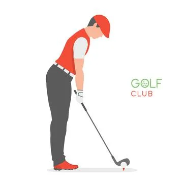 Golf player Stock Illustration