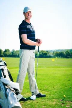 Golf Player Practicing Photos