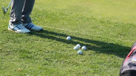 Golf Player, Unrecognizable Stock Footage 97724975