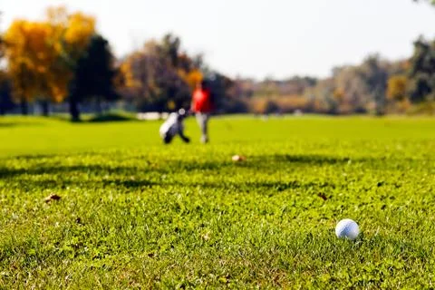 Golf players Stock Photos