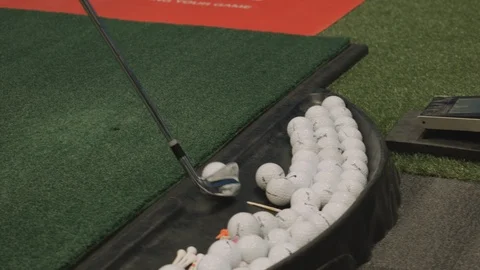 Golf Practice Stock Footage 95262584
