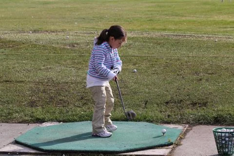 Golf practise Stock-Fotos