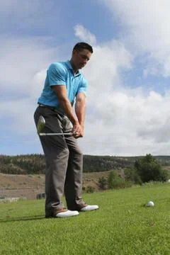 Golf preparation Stock Photos
