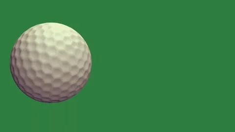 Golf Professional With Ball - Chroma Key Green Screen Footage Stockbeeldmateriaal 338017887