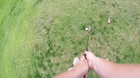 Golf Putt 3 Stock Footage 48939716