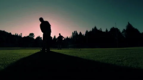Golf Putt Stock Footage 41062006