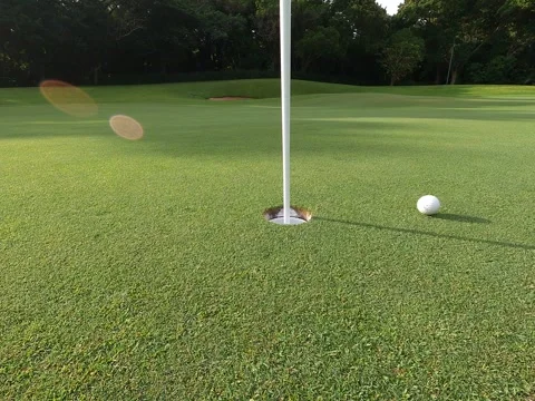 Golf Putt Lips Out 動画素材 256631685