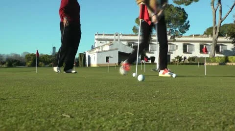 Golf Putting Video stock 10704124