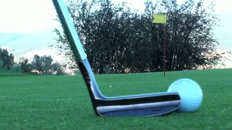 Golf Putting Green Stock Footage 12744442