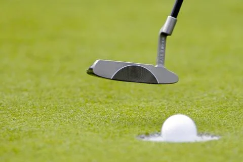 Golf putting green Stock Photos