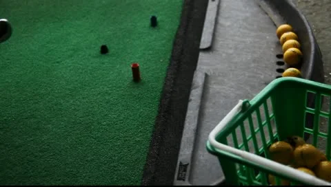 Golf range 1 Stock Footage 10828483