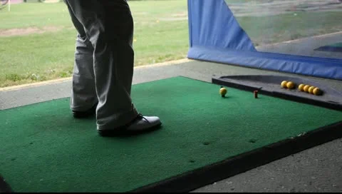 Golf range 2 Stock Footage 10828481