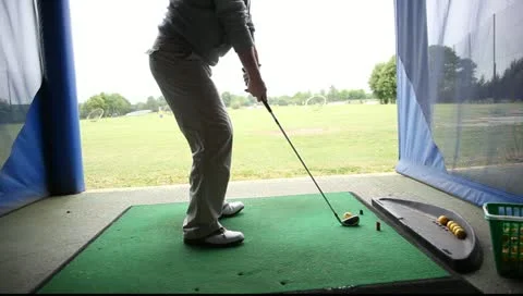Golf range 3 Stock Footage 10828484