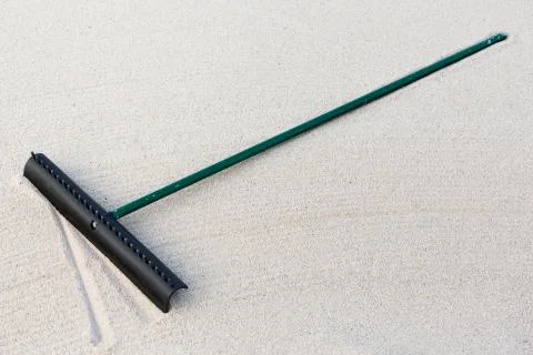 Golf sand rake Stock Photos