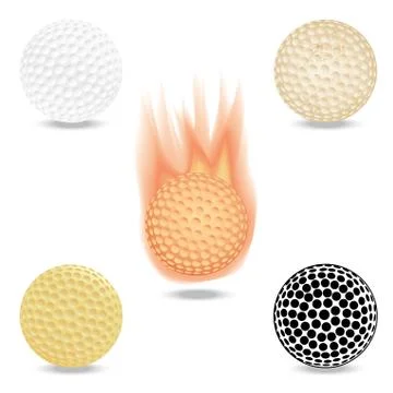 Golf set Stock Illustration