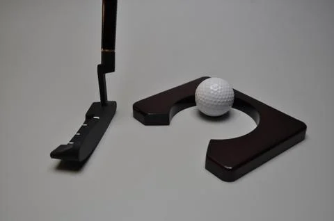Golf set for office Stock Photos