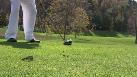 Golf shot Stock Footage 900376