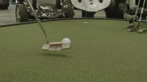 Golf Shot on Green Stock Footage 95261071