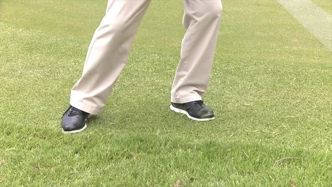 Golf shot out of short rough 库存影片 80509515