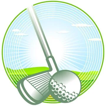 Golf-Signet Stock Illustration