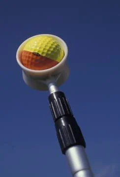 Golf sport ball golfball picker apparatus device Stock Photos