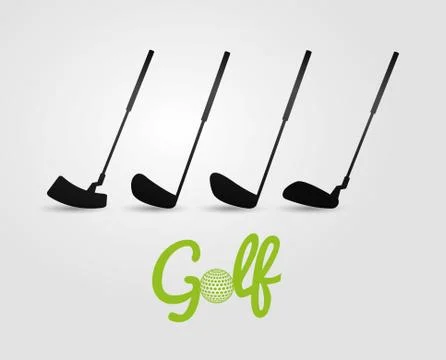 Golf sport design Stock Illustration