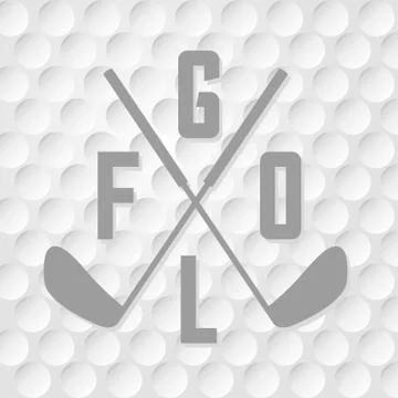 Golf sport design 스톡 일러스트