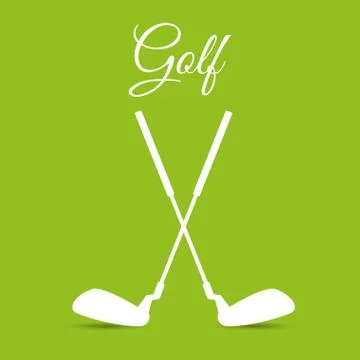 Golf sport design Stock Illustration