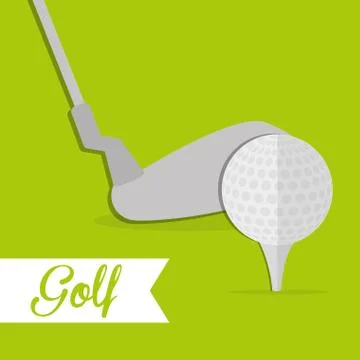 Golf sport design 스톡 일러스트