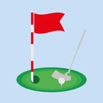 Golf sport design 스톡 일러스트