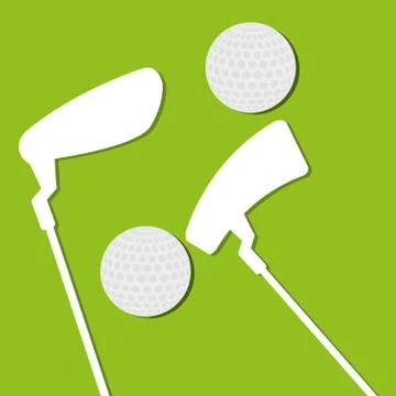Golf sport design Illustrazione stock