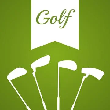 Golf sport design Stock Illustration