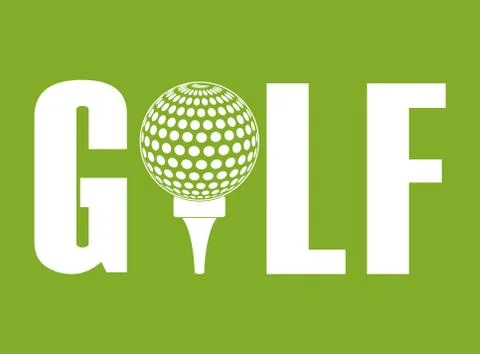 Golf sport design 스톡 일러스트