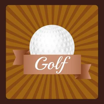 Golf sport game Illustrazione stock