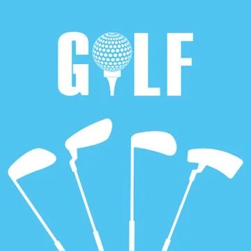 Golf sport game Illustrazione stock