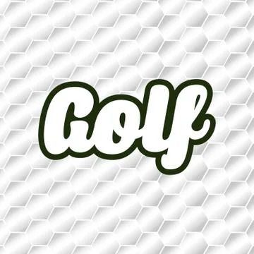 Golf sport game Illustrazione stock