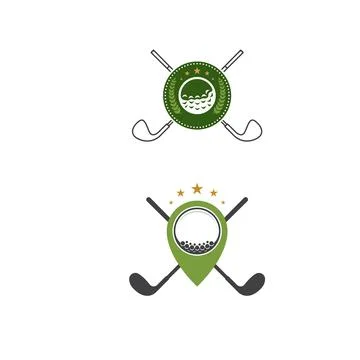 Golf Sport icon Template vector illustration Stock Illustration
