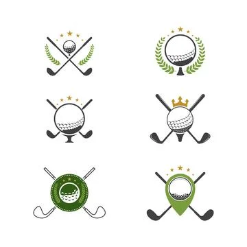 Golf Sport icon Template vector illustration Stock Illustration