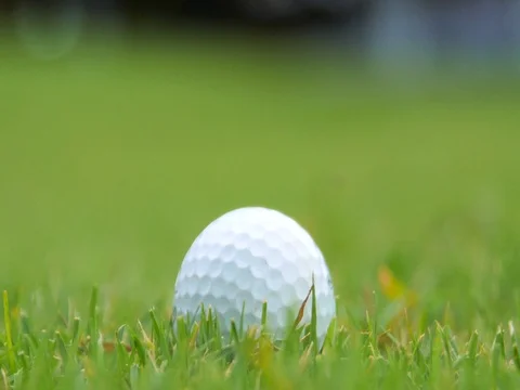 Golf stroke with wedge Stockbeeldmateriaal 69773714