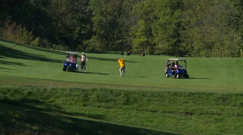 Golf swing Stock Footage 55385190